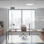 Bureau moderne avec adresse professionnelle pour domiciliation d'entreprise